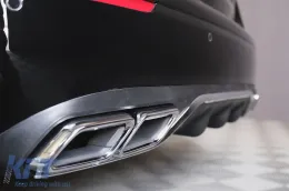 Kipufogóvég Mercedes Benz C-osztály W205 S205 C205 A205, GLE C292, E-osztály W213, S-osztály W222, GLE W166, GLC W253 X253 C253 C217 (2014-től) A-Design - csak hátsó diffúzorhoz-image-6084467