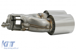 Kipufogóvégek BMW 5 Series G30 G31 G38 6 Series G32 (2016-2020) modellekhez, 540i dizájn, króm-image-6097487