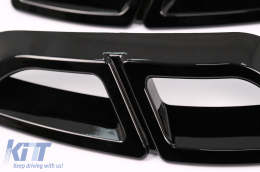 Kipufogóvégek dekoratív keretek VW Passat B8 3G GTE / Alltrack (2015-2019) zongorafekete-image-6100584