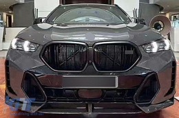 Kit Aero Body gia BMW X6 G06 LCI 2024+ M-Sport Black Knight Design Black Diffuser-image-6114226