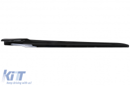 Kit Amaxómatos Aero gia BMW X3 G01 M Sport 2018-2020 Black Knight Design Black Spoiler-image-6114544