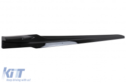 Kit Amaxómatos Aero gia BMW X3 G01 M Sport 2018-2020 Black Knight Design Black Spoiler-image-6114545
