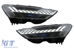 Kit amaxómatos gia Audi A7 4G Facelift 15-17 Fardiá profylaktíra Fterá koukoúla Provoleís LED-image-6107522