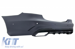 Kit amaxómatos gia Mercedes E-Class W212 Facelift 13-16 Profylaktíras E63 Schédio Gyalisteró mávro-image-6043886