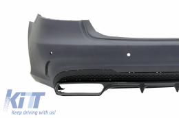 Kit amaxómatos gia Mercedes E-Class W212 Facelift 13-16 Profylaktíras E63 Schédio Gyalisteró mávro-image-6043903