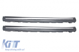 Kit amaxómatos gia Mercedes S-Class W222 13-08.20 S63 Look Bumper Grille Matte Black-image-6034002