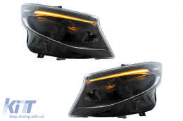 Kit amaxómatos gia Mercedes V-Class W447 2014-2024 Máska profylaktíra Provoleís Píso fóta-image-6127151