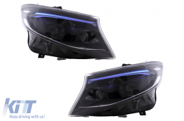 Kit amaxómatos gia Mercedes V-Class W447 2014-2024 Máska profylaktíra Provoleís Píso fóta-image-6127154