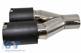 Kit amaxómatos katállhlo gia Profulaktíras BMW Seirá 5 F10 (2011-2017) me Plaϊná Kit kai Ákroi Exatmíseon Inódes Ánthraka M5 Schediasmós-image-6057285