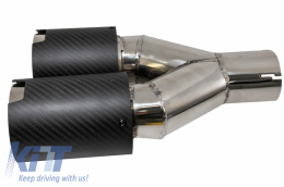 Kit amaxómatos katállhlo gia Profulaktíras BMW Seirá 5 F10 (2011-2017) me Plaϊná Kit kai Ákroi Exatmíseon Inódes Ánthraka M5 Schediasmós-image-6057301