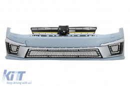 Kit amaxómatos katállhlo gia VW Golf 7 VII 5G1 (2012-2017) R400 Schediasmós me Plíres svsthma exatmíseos Catback sigastíra-image-6067891