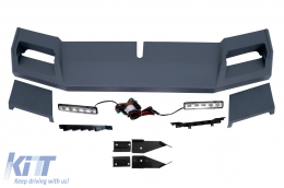 Kit BullBar avant Divulgacher Lèvre LED DRL Extension pour Mercedes G W463 89-18-image-6061600