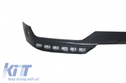 Kit BullBar avant Divulgacher Lèvre LED DRL Extension pour Mercedes G W463 89-18-image-6061609