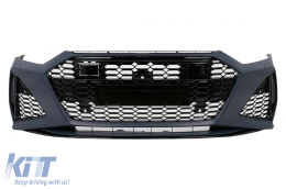 Kit Carrocería para Audi A7 4K8 2018+ Wide RS Design Parachoques Guardabarros delanteros Rejilla-image-6104764