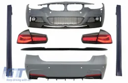 image-52-Kit carrocería para BMW 3er F30 11-19 Parachoques Difusor LED Luces M Look