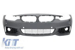 Kit carrocería para BMW 4er F32 Coupe 13+ Bumper Trunk Spoiler Faldas Sport Look-image-6062902