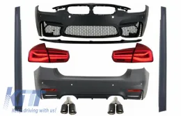 image-26-Kit carrocería para BMW F30 11-19 Luces LED EVO II M3 CS Style Twin Muffler Tips