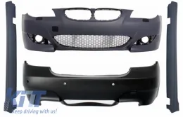 image-77-Kit carrocería para BMW Serie 5 E60 03-07 Rejillas parachoques Faldas Look M5