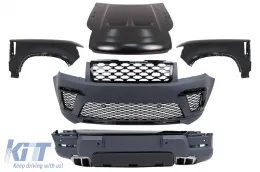 image-29-Kit Carrocería para Defender SUV L663 2019+ Parachoque Capucha Rejilla Defensas Consejos de escape