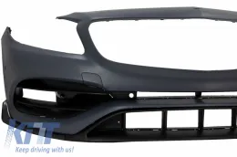 Kit carrocería para Mercedes A W176 12-18 Facelift A45 Look Rejilla Parachoques Faldones-image-6050081
