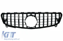 Kit carrocería para Mercedes A W176 12-18 Facelift A45 Look Rejilla Parachoques Faldones-image-6050085