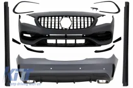 image-16-Kit carrocería para Mercedes CLA C117 W117 13-18 Facelift CLA45 Look Rejilla