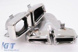 Kit carrocería para Mercedes Clase GL X166 12-16 Parachoques Ruedas GL63 Look-image-6005941