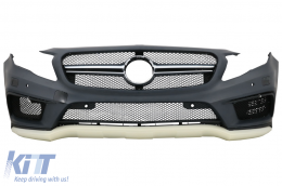Kit carrocería para Mercedes GLA X156 14-16 Puntas silenciador parachoques-image-6083121