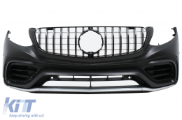 Kit Carrocería para Mercedes GLC Coupé C253 15-19 GLC63 Look Parachoques Parrilla Escape-image-6110996