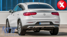 Kit Carrocería para Mercedes GLE Coupe C292 15-19 Silenciador Parachoques Difusor-image-6016807