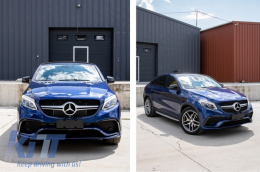 Kit Carrocería para Mercedes GLE Coupe C292 15-19 Silenciador Parachoques Difusor-image-6053624