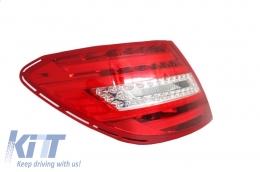 Kit carrocería para Mercedes W204 07-14 Facelift C63 Look Faros Luces LED DRL-image-6002753
