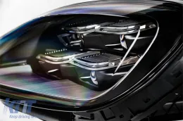 Kit Carrocería para Porsche Cayenne SUV 9Y0 2018-2023 Conversión 2024 Diseño Faros Parachoques-image-6127718