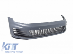 Kit carrocería para VW Golf 7 VII 13-16 Rejillas parachoques Faldones GTI Look-image-5995372