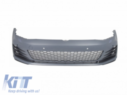 Kit carrocería para VW Golf 7 VII 13-16 Rejillas parachoques Faldones GTI Look-image-5995373