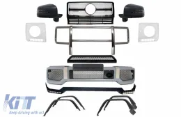 image-33-Kit Carrocería Parachoques para Mercedes Clase G W463 89-18 Rejilla BullBar Spoiler