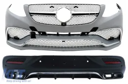 image-63-Kit Carrocería Reja Parachoques para Mercedes GLE Coupe C292 2015-2019 Puntas Silenciador