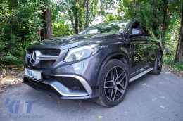 Kit Carrocería Reja Parachoques para Mercedes GLE Coupe C292 2015-2019 Puntas Silenciador-image-6068575