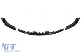 Kit Carrosserie Aero pour Tesla Model 3 17-22 Pare-chocs Diffuseur d'air Passages Roue Noir-image-6110751