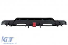 Kit Carrosserie Aero pour Tesla Model 3 17-22 Pare-chocs Diffuseur d'air Passages Roue Noir-image-6110754