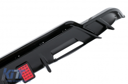 Kit Carrosserie Aero pour Tesla Model 3 17-22 Pare-chocs Diffuseur d'air Passages Roue Noir-image-6110755