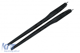 Kit Carrosserie Aero pour Tesla Model 3 17-22 Pare-chocs Diffuseur d'air Passages Roue Noir-image-6110767