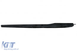 Kit Carrosserie Aero pour Tesla Model 3 17-22 Pare-chocs Diffuseur d'air Passages Roue Noir-image-6110768