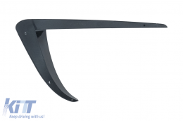 Kit Carrosserie Aero pour Tesla Model 3 17-22 Pare-chocs Diffuseur d'air Passages Roue Noir-image-6110784
