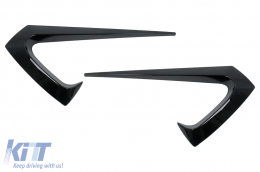 Kit Carrosserie Aero pour Tesla Model 3 17-22 Pare-chocs Diffuseur d'air Passages Roue Noir-image-6110785
