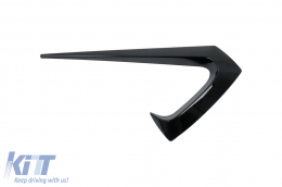 Kit Carrosserie Aero pour Tesla Model 3 17-22 Pare-chocs Diffuseur d'air Passages Roue Noir-image-6110786