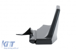 Kit Carrosserie Aero pour Tesla Model 3 17-22 Pare-chocs Diffuseur d'air Passages Roue Noir-image-6110789