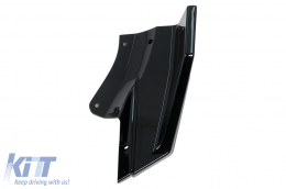 Kit Carrosserie Aero pour Tesla Model 3 17-22 Pare-chocs Diffuseur d'air Passages Roue Noir-image-6110790