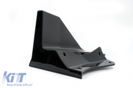 Kit Carrosserie Aero pour Tesla Model 3 17-22 Pare-chocs Diffuseur d'air Passages Roue Noir-image-6110792