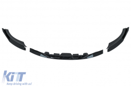 Kit Carrosserie Aero pour Tesla Model 3 2023+ Lèvre Pare-chocs Diffuseur d'air Noir-image-6110816